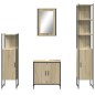 vidaXL 4-tlg. Badmöbel-Set Sonoma-Eiche Holzwerkstoff vidaXL 4-tlg. Badmöbel-Set Sonoma-Eiche Holzwerkstoff
