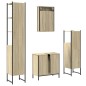 vidaXL 4-tlg. Badmöbel-Set Sonoma-Eiche Holzwerkstoff vidaXL 4-tlg. Badmöbel-Set Sonoma-Eiche Holzwerkstoff