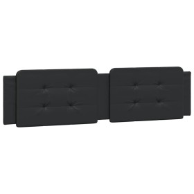 vidaXL Kopfteil-Kissen Schwarz 200 cm Kunstleder