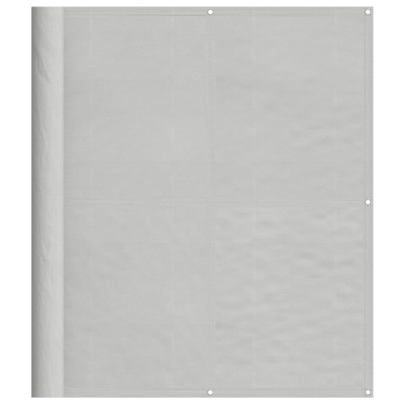 vidaXL Balkon-Sichtschutz Hellgrau 120x700 cm 100 % Polyester-Oxford