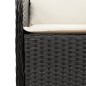 vidaXL 5-tlg. Garten-Essgruppe mit Kissen Schwarz Poly Rattan vidaXL 5-tlg. Garten-Essgruppe mit Kissen Schwarz Poly Rattan