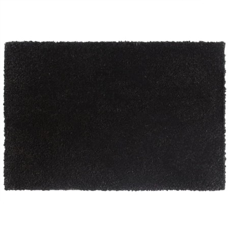 vidaXL Fußmatte Schwarz 40x60 cm Kokosfaser Getuftet