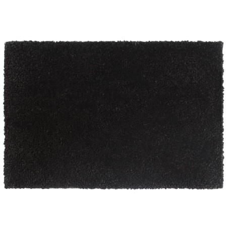 vidaXL Fußmatten 5 Stk. Schwarz 40x60 cm Kokosfaser Getuftet