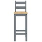 vidaXL 3-tlg. Bar-Set Grau Massivholz Kiefer vidaXL 3-tlg. Bar-Set Grau Massivholz Kiefer