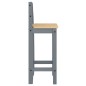 vidaXL 3-tlg. Bar-Set Grau Massivholz Kiefer vidaXL 3-tlg. Bar-Set Grau Massivholz Kiefer