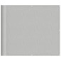 vidaXL Balkon-Sichtschutz Hellgrau 90x300 cm 100 % Polyester-Oxford vidaXL Balkon-Sichtschutz Hellgrau 90x300 cm 100 % Polyester-Oxford