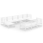 vidaXL 10-tlg. Garten-Lounge-Set Massivholz Kiefer vidaXL 10-tlg. Garten-Lounge-Set Massivholz Kiefer