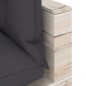 vidaXL Garten-Ecksofa aus Paletten mit Kissen Kiefernholz vidaXL Garten-Ecksofa aus Paletten mit Kissen Kiefernholz