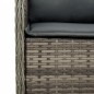 vidaXL 5-tlg. Garten-Essgruppe mit Kissen Grau Poly Rattan vidaXL 5-tlg. Garten-Essgruppe mit Kissen Grau Poly Rattan