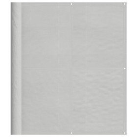 vidaXL Balkon-Sichtschutz Hellgrau 120x500 cm 100 % Polyester-Oxford
