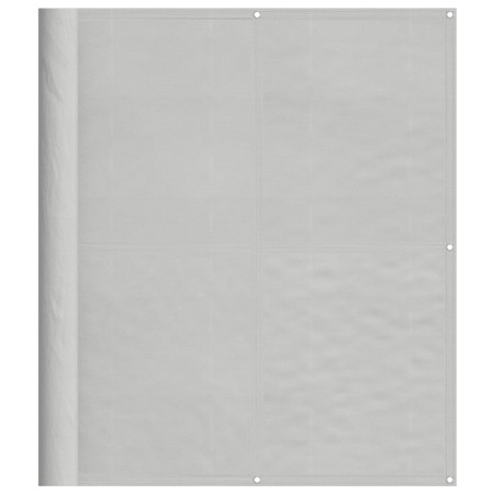 vidaXL Balkon-Sichtschutz Hellgrau 120x500 cm 100 % Polyester-Oxford