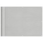 vidaXL Balkon-Sichtschutz Hellgrau 75x500 cm 100 % Polyester-Oxford vidaXL Balkon-Sichtschutz Hellgrau 75x500 cm 100 % Polyester-Oxford