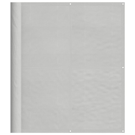 vidaXL Balkon-Sichtschutz Hellgrau 120x300 cm 100 % Polyester-Oxford