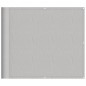 vidaXL Balkon-Sichtschutz Hellgrau 90x500 cm 100 % Polyester Oxford vidaXL Balkon-Sichtschutz Hellgrau 90x500 cm 100 % Polyester Oxford