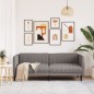 vidaXL Sofa 3-Sitzer Taupe Stoff vidaXL Sofa 3-Sitzer Taupe Stoff