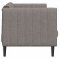 vidaXL Sofa 3-Sitzer Taupe Stoff vidaXL Sofa 3-Sitzer Taupe Stoff