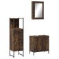 vidaXL 3-tlg. Badmöbel-Set Räuchereiche Holzwerkstoff vidaXL 3-tlg. Badmöbel-Set Räuchereiche Holzwerkstoff
