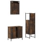 vidaXL 3-tlg. Badmöbel-Set Räuchereiche Holzwerkstoff vidaXL 3-tlg. Badmöbel-Set Räuchereiche Holzwerkstoff