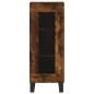 Highboard Räuchereiche 34,5x34x180 cm Holzwerkstoff Highboard Räuchereiche 34,5x34x180 cm Holzwerkstoff