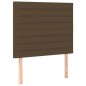 vidaXL Boxspringbett mit Matratze Dunkelbraun 90x190 cm Stoff vidaXL Boxspringbett mit Matratze Dunkelbraun 90x190 cm Stoff