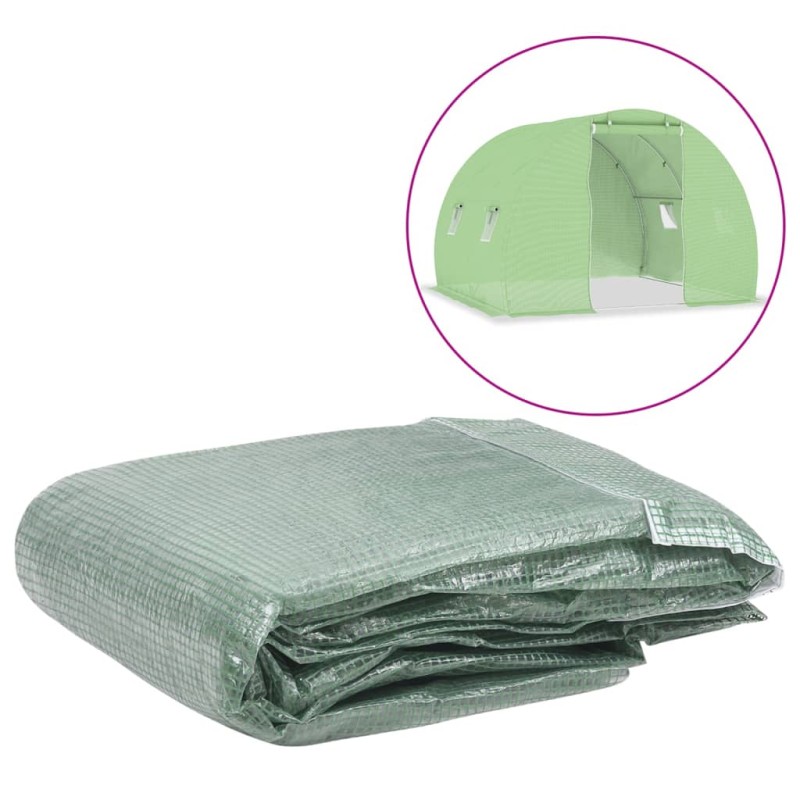 vidaXL Ersatzabdeckung für Gewächshaus (6 m²) 200x300x200 cm Grün vidaXL Ersatzabdeckung für Gewächshaus (6 m²) 200x300x200 cm Grün