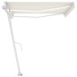 Automatische Markise mit LED & Windsensor 450x300 cm Creme Automatische Markise mit LED & Windsensor 450x300 cm Creme