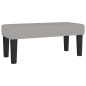 vidaXL Boxspringbett mit Matratze Hellgrau 120x190 cm Stoff vidaXL Boxspringbett mit Matratze Hellgrau 120x190 cm Stoff