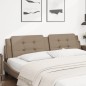 vidaXL Kopfteil-Kissen Cappuccino-Braun 200 cm Kunstleder vidaXL Kopfteil-Kissen Cappuccino-Braun 200 cm Kunstleder