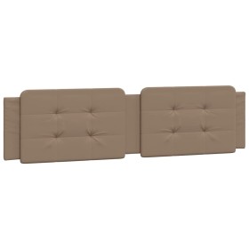 vidaXL Kopfteil-Kissen Cappuccino-Braun 200 cm Kunstleder