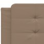vidaXL Kopfteil-Kissen Cappuccino-Braun 200 cm Kunstleder vidaXL Kopfteil-Kissen Cappuccino-Braun 200 cm Kunstleder