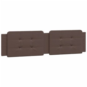 vidaXL Kopfteil-Kissen Braun 200 cm Kunstleder
