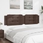 vidaXL Kopfteil-Kissen Braun 200 cm Kunstleder vidaXL Kopfteil-Kissen Braun 200 cm Kunstleder