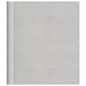 vidaXL Balkon-Sichtschutz Hellgrau 120x600 cm 100 % Polyester-Oxford