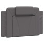 vidaXL Bett mit Matratze Grau 90x200 cm Kunstleder vidaXL Bett mit Matratze Grau 90x200 cm Kunstleder