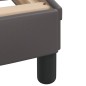 vidaXL Bett mit Matratze Grau 90x200 cm Kunstleder vidaXL Bett mit Matratze Grau 90x200 cm Kunstleder