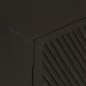 vidaXL Sideboard Schwarz 55x30x76 cm Massivholz Mango und Eisen vidaXL Sideboard Schwarz 55x30x76 cm Massivholz Mango und Eisen