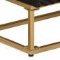 vidaXL Sideboard Schwarz 55x30x76 cm Massivholz Mango und Eisen vidaXL Sideboard Schwarz 55x30x76 cm Massivholz Mango und Eisen