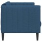 vidaXL Sofa 2-Sitzer Blau Stoff vidaXL Sofa 2-Sitzer Blau Stoff