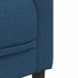 vidaXL Sofa 2-Sitzer Blau Stoff vidaXL Sofa 2-Sitzer Blau Stoff