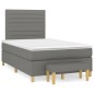 vidaXL Boxspringbett mit Matratze Schwarz 120x190 cm Stoff vidaXL Boxspringbett mit Matratze Schwarz 120x190 cm Stoff