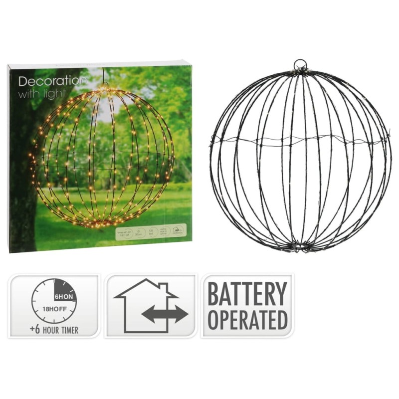 ProGarden LED-Kugelleuchte Klappbar 30 cm ProGarden LED-Kugelleuchte Klappbar 30 cm