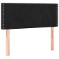 vidaXL Boxspringbett mit Matratze & LED Schwarz 120x190 cm Samt vidaXL Boxspringbett mit Matratze & LED Schwarz 120x190 cm Samt