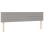 vidaXL Boxspringbett mit Matratze Hellgrau 120x190 cm Stoff vidaXL Boxspringbett mit Matratze Hellgrau 120x190 cm Stoff