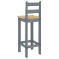 vidaXL 3-tlg. Bar-Set Grau Massivholz Kiefer vidaXL 3-tlg. Bar-Set Grau Massivholz Kiefer