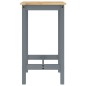 vidaXL 3-tlg. Bar-Set Grau Massivholz Kiefer vidaXL 3-tlg. Bar-Set Grau Massivholz Kiefer