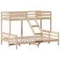 vidaXL Etagenbett 80x200/140x200 cm Massivholz Kiefer vidaXL Etagenbett 80x200/140x200 cm Massivholz Kiefer