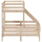vidaXL Etagenbett 80x200/140x200 cm Massivholz Kiefer vidaXL Etagenbett 80x200/140x200 cm Massivholz Kiefer