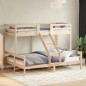 vidaXL Etagenbett 90x200/140x200 cm Massivholz Kiefer vidaXL Etagenbett 90x200/140x200 cm Massivholz Kiefer