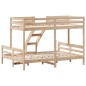 vidaXL Etagenbett 90x200/140x200 cm Massivholz Kiefer vidaXL Etagenbett 90x200/140x200 cm Massivholz Kiefer