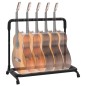 vidaXL Gitarrenständer Klappbar 5-fach Schwarz 74x41x66 cm Stahl vidaXL Gitarrenständer Klappbar 5-fach Schwarz 74x41x66 cm Stahl